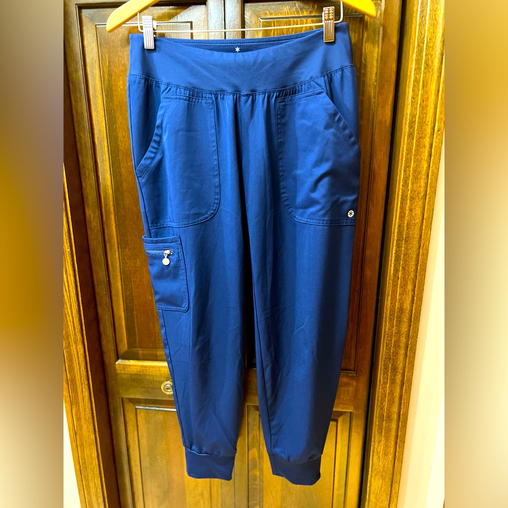 Beyond Scrubs Navy Blue Scrub Joggers Size Ps